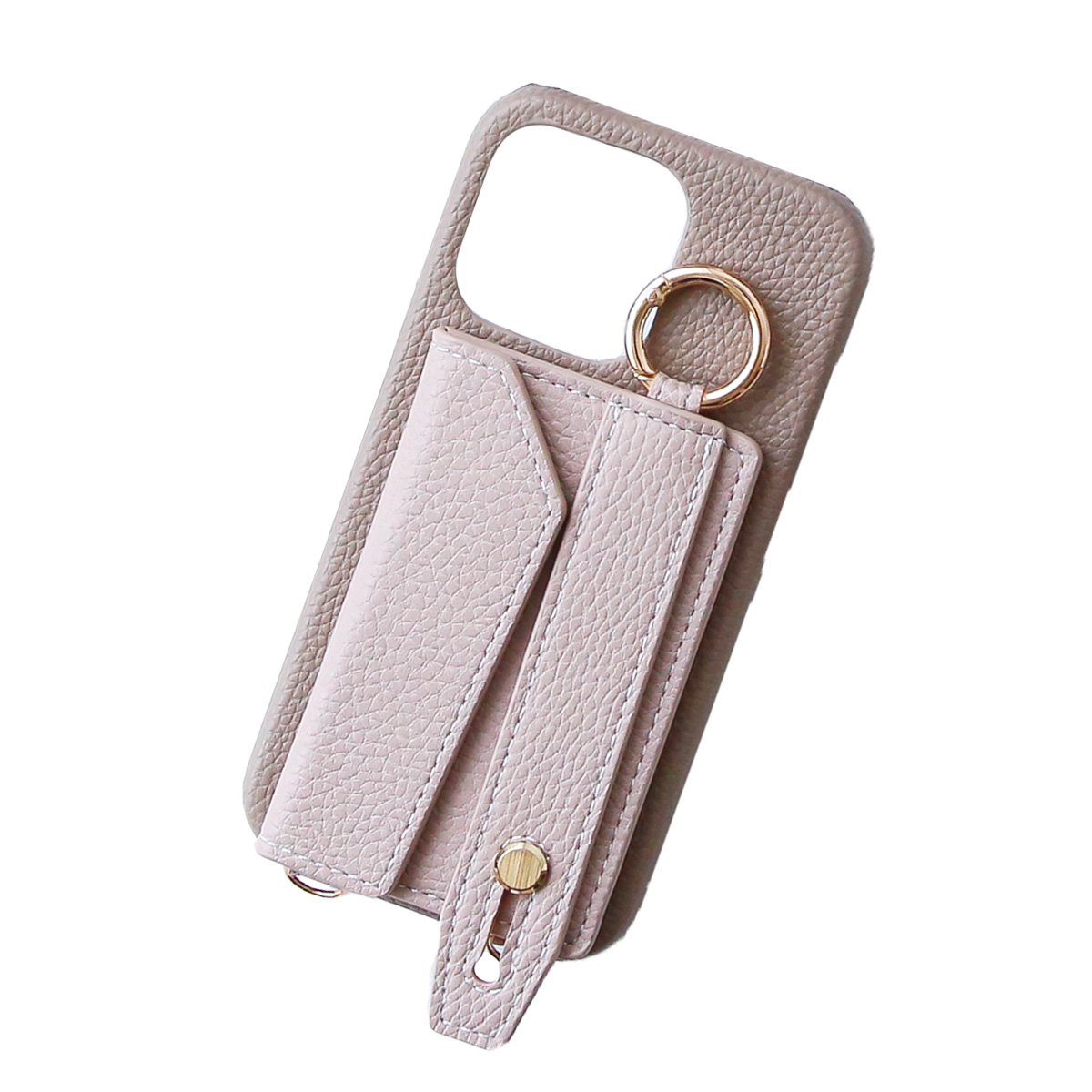 iPhoneX Xs ケース 名入れ アイフォンテン テンエス バイカラー カバー カード収納 ショルダー 「 背面 カードポケット 2トーンカラー ベルト名入れ 」｜izu｜02