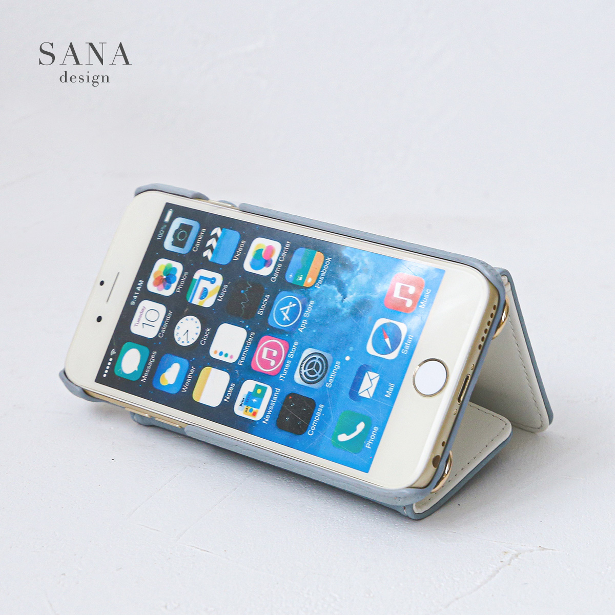 iPhone12 mini ケース カバー アイフォン12 ミニ カード 収納 入れ ホルダー 落ちにくい 鏡 リング 落下防止 スタンド機能 「 背面 ミラー イニシャル 付き 」｜izu｜07