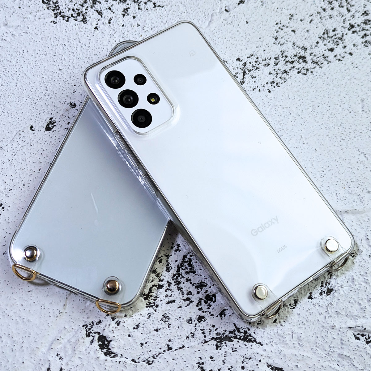 iPhone12 mini クリア ケース ショルダー アイフォン12 ミニ カバー 透明 ストラップホール付き 「 クリアフック付き ソフト クリア ケース 」｜izu｜15