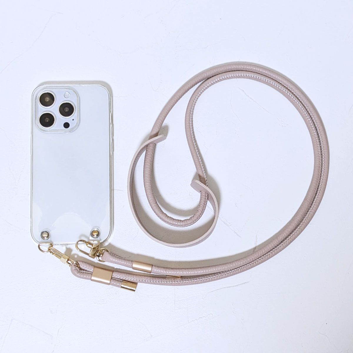 Xperia 5V クリア ケース ショルダーストラップ SO-53D SO53D SOG12 XQ