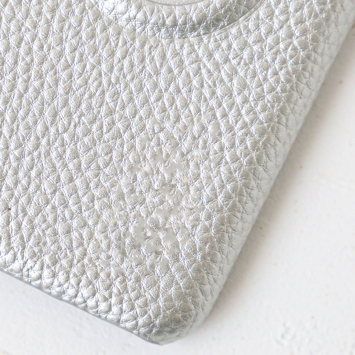 エンボス 背面型 にこちゃん イニシャル付き」ケース カバースマイル星カバーニコニコイニシャルゴールド