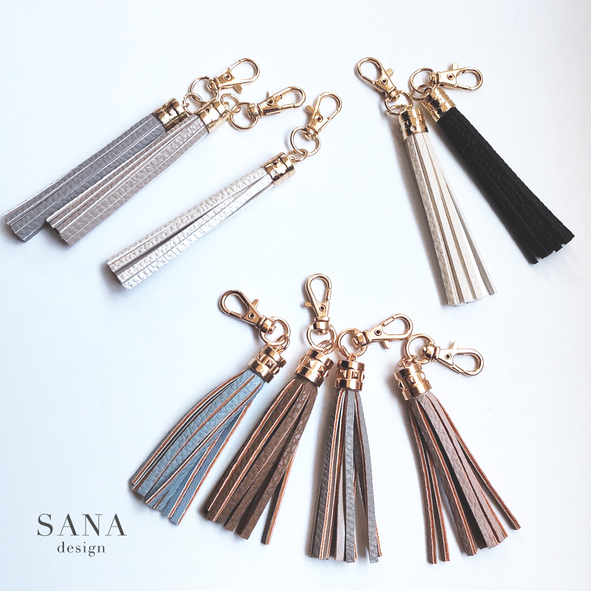 バッグチャーム フリンジ付き スマホ タッセル かわいい ストラップ