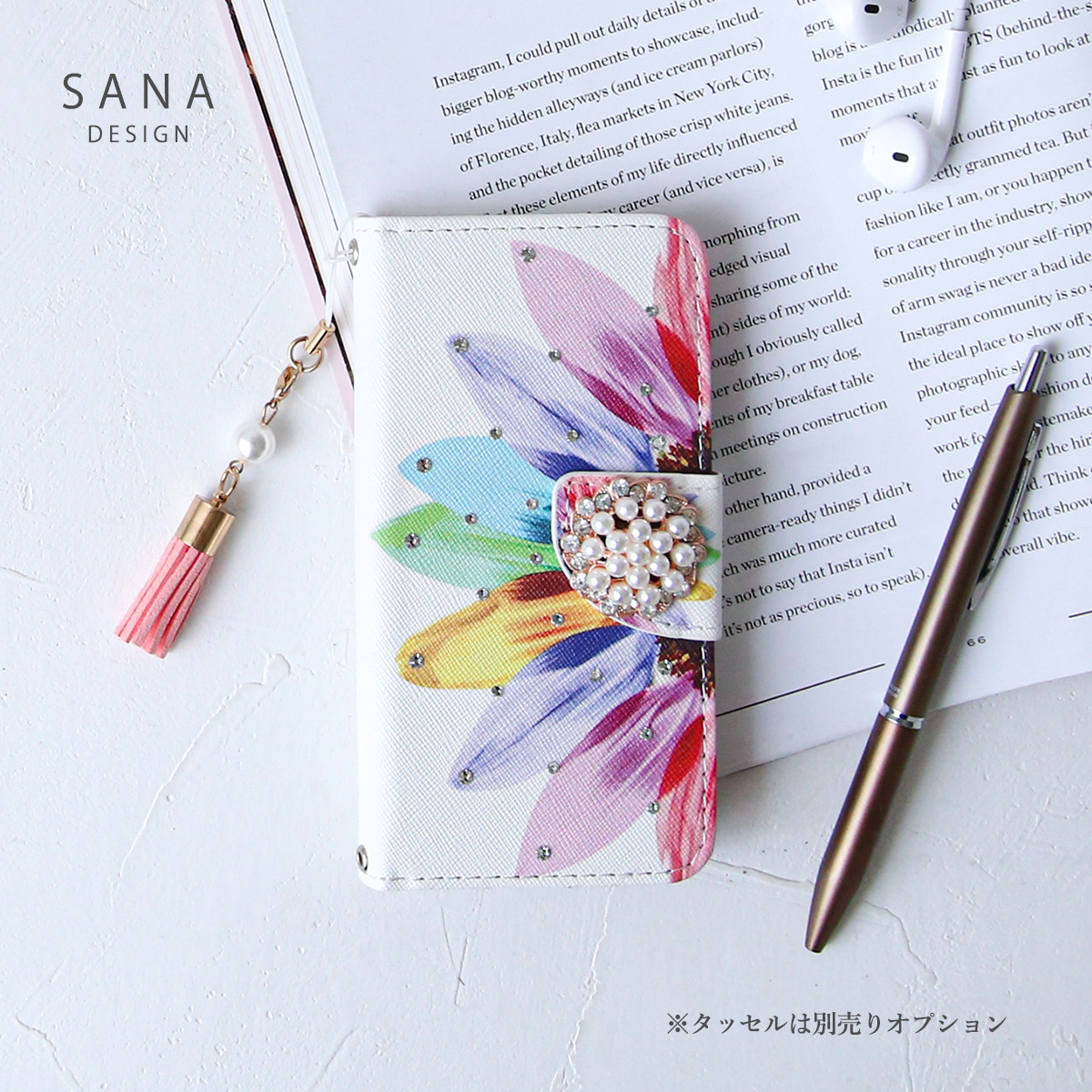 Xperia 5V ケース 手帳型 SO-53D SO53D SOG12 XQ-DE44 エクスペリア