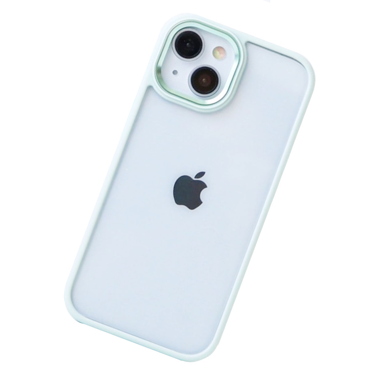 iPhone12 12Pro クリア ケース ハイブリッド アイフォン12 12プロ ステッカー カバー 透明 写真 耐衝撃 「 カラー フレーム  ハイブリッド クリア ケース 」｜izu｜05