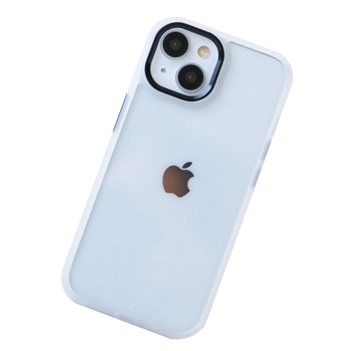 iPhone12 12Pro クリア ケース ハイブリッド アイフォン12 12プロ ステッカー カバー 透明 写真 耐衝撃 「 カラー フレーム  ハイブリッド クリア ケース 」｜izu｜03