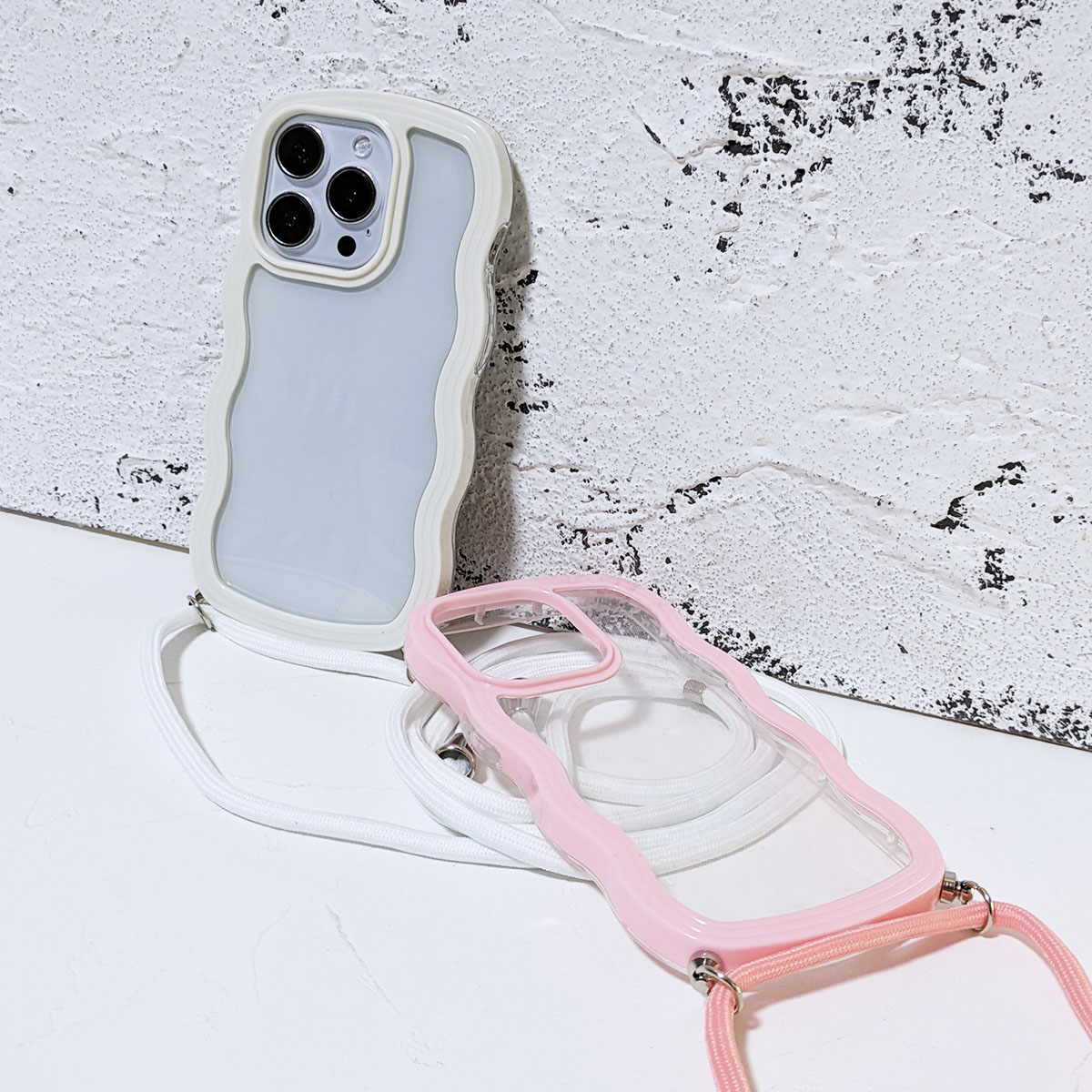 iPhone iPhone15 Pro クリア ケース もこもこ アイフォン15 プロ