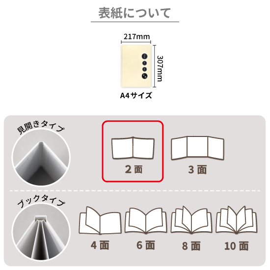 写真台紙 アルバム ピュア 2面 直貼りタイプ A4サイズ 全4色 イズミダイシ｜izumidaishi｜11