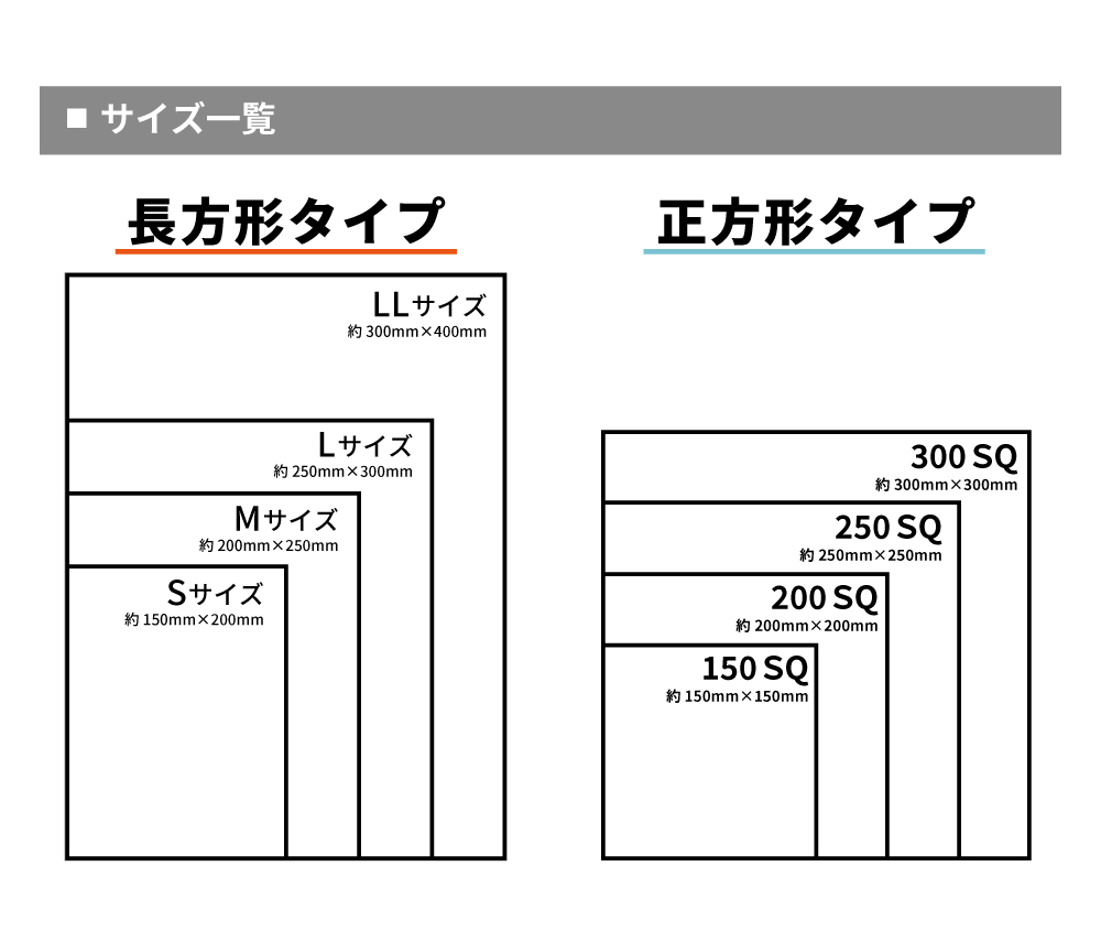サイズ一覧