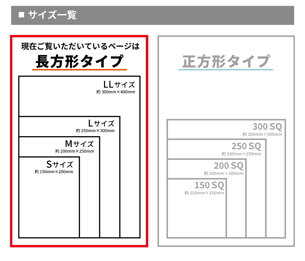 サイズ一覧