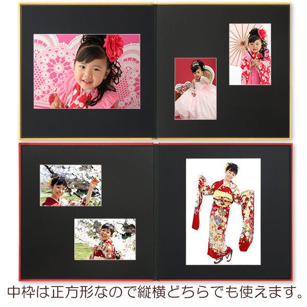 JIM　L判　サイズ　10枚 写真台紙 アルバム ピュア ブックタイプ 10面 2L L判 キャビネ