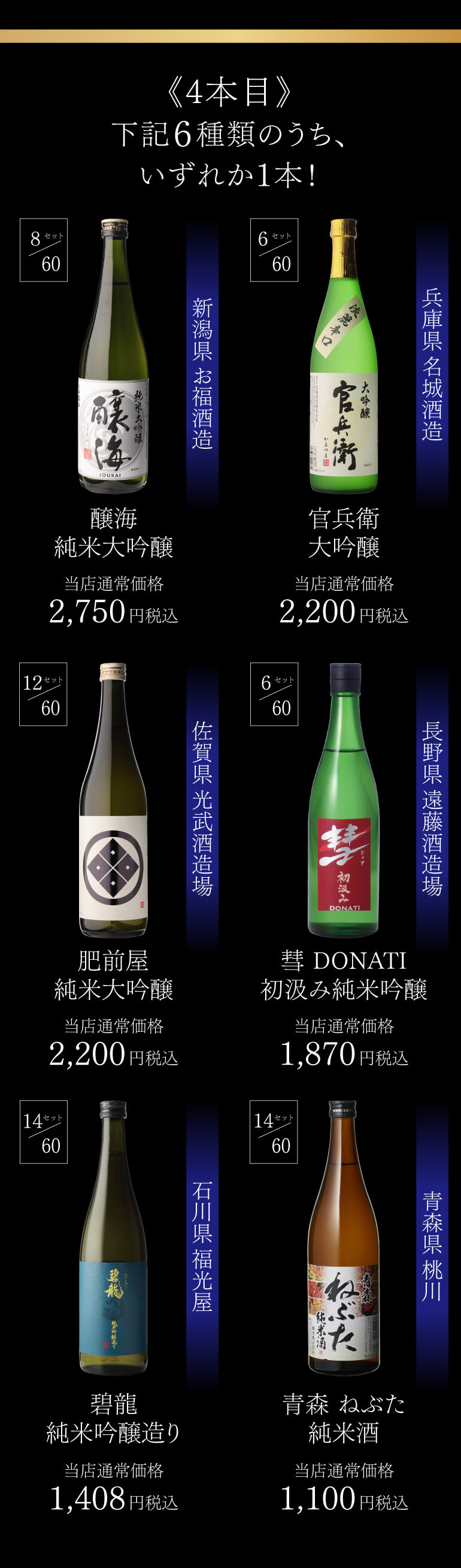 十四代 第24弾 日本酒福袋 720ml×4本セット 限定60セット が入っ