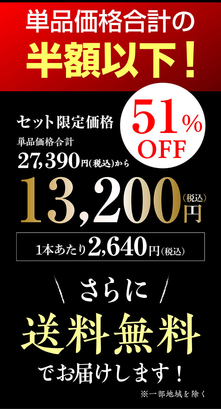 純米大吟醸5本飲み比べセット