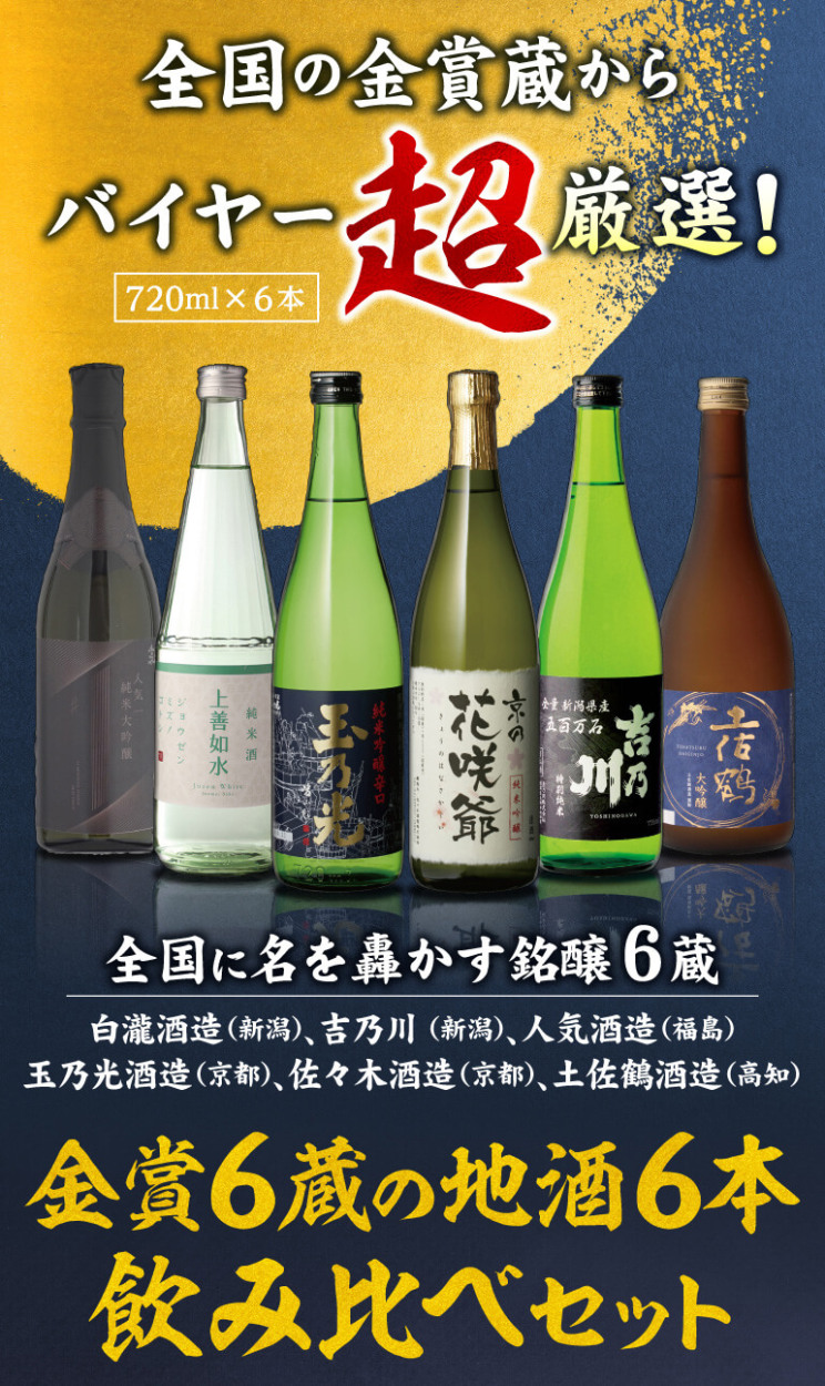 久保田 萬寿 純米大吟醸 鶴齢 山田錦37％ 720ml 2本 ギフトボックス入り 数量限定 日本酒 飲み比べ 新潟 贈物 御歳暮 御中元 御年賀  【格安SALEスタート】