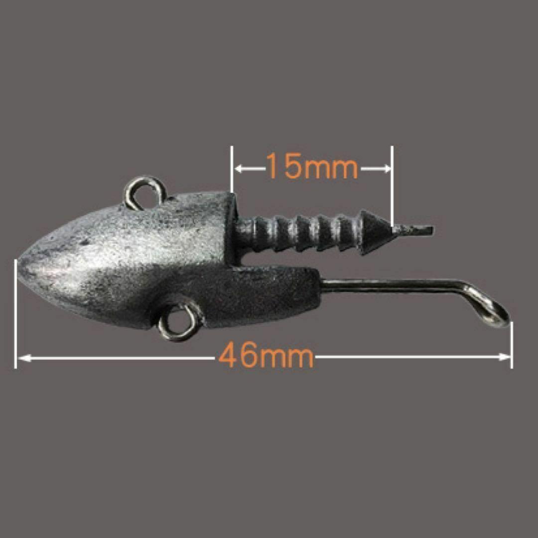 ジグヘッド 20個セット 10g 14g 17g 21g 27g サイズ選択 無塗装 金色 2