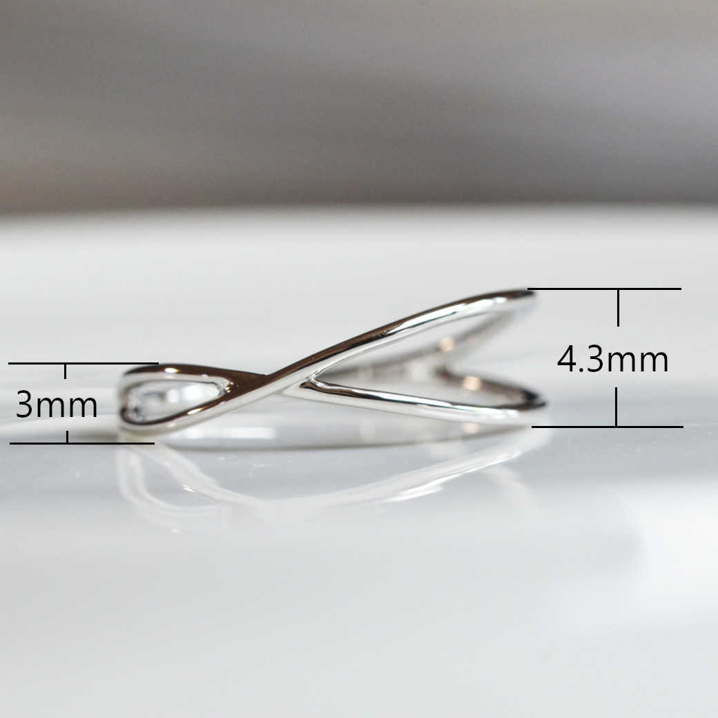 指輪 レディース プラチナ900 リング ゴールド 人差し指 中指 小指