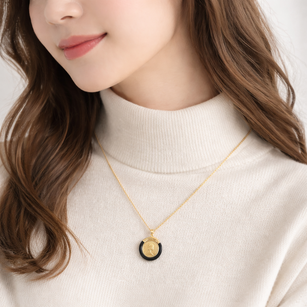 k18 ペンダント トップ　ネックレス　エリザベス K18 エリザベス コイン ペンダント トップのみ k18 18K 18金 ゴールド