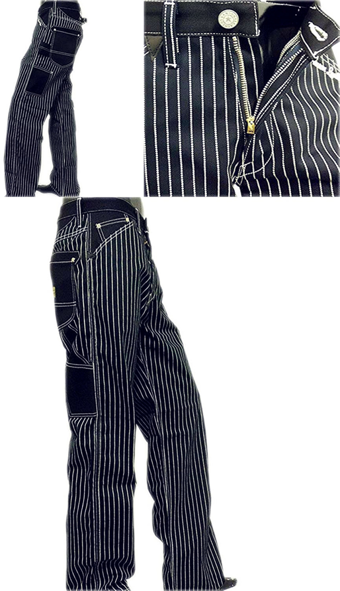 VANSON（バンソン） ペインター パンツ メンズ ウォバッシュ B NVBL
