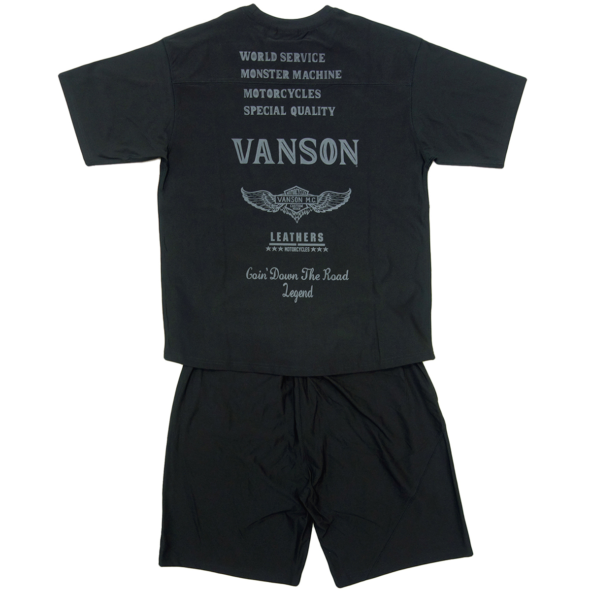 VANSON バンソン セットアップ メンズ 上下セット 半袖 Tシャツ