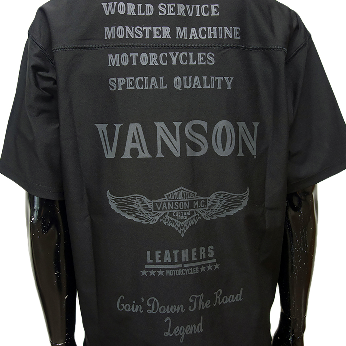 VANSON バンソン セットアップ メンズ 上下セット 半袖 Tシャツ