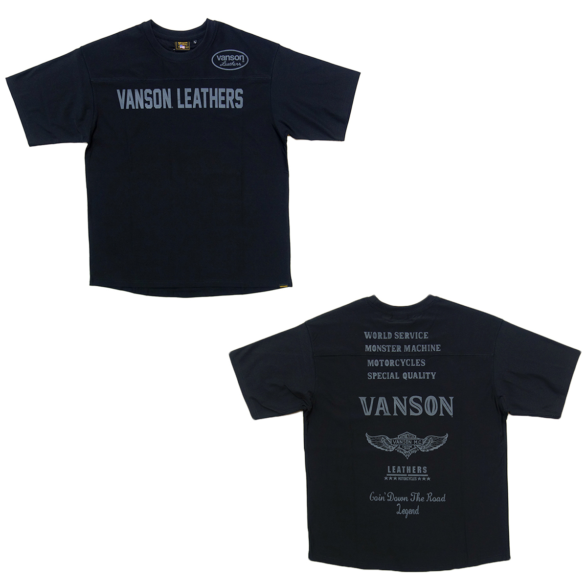 VANSON バンソン セットアップ メンズ 上下セット 半袖 Tシャツ