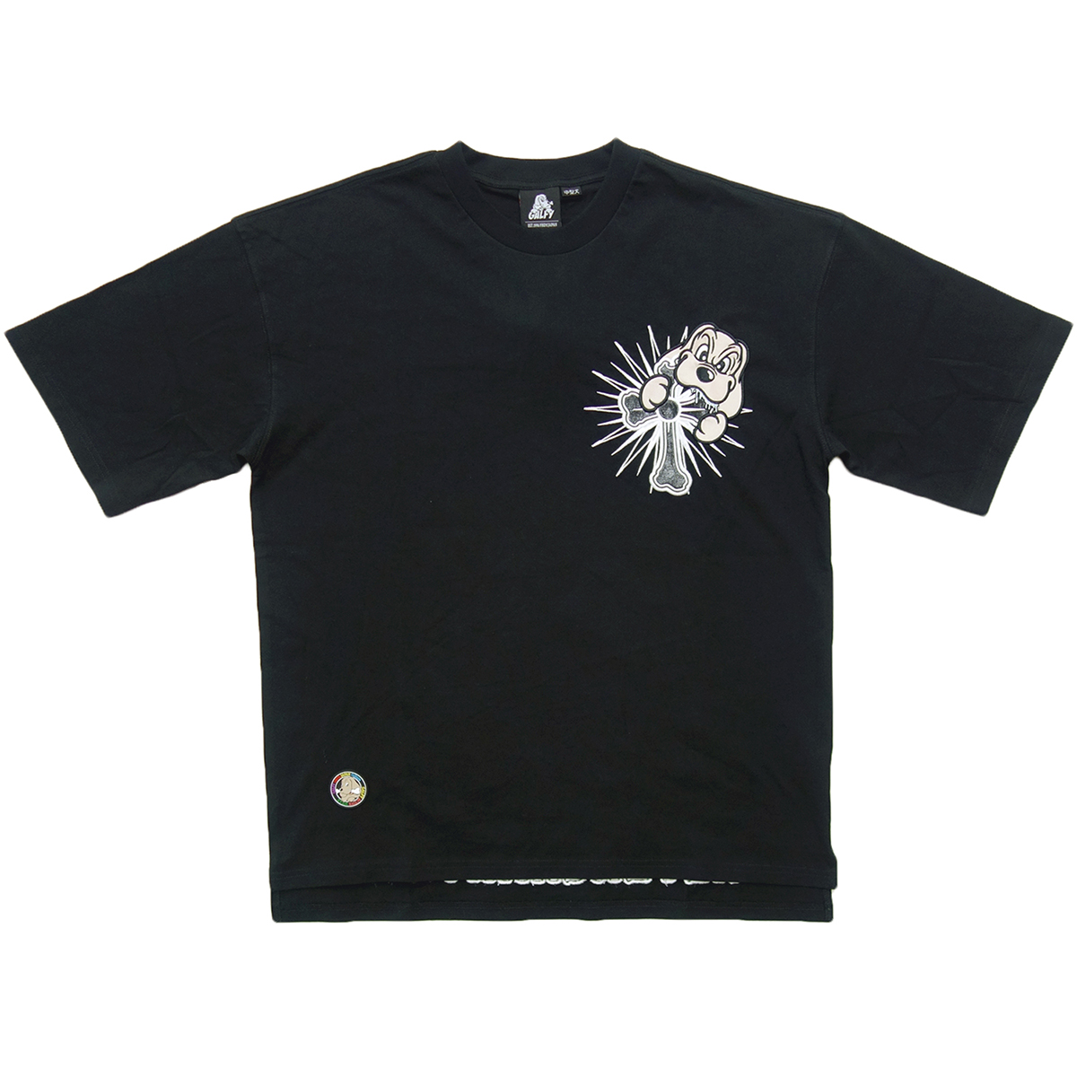 GALFY（ガルフィー） 十字架 半袖 Tシャツ 黒 162041 MCF : 和柄と 
