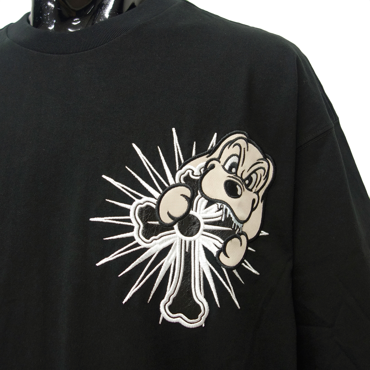 GALFY（ガルフィー） 十字架 半袖 Tシャツ 黒 162041 MCF : 和柄と 