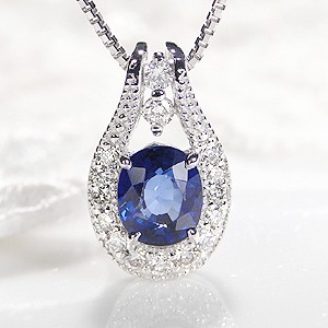 Pt900 ブルーサファイア ダイヤ ペンダントトッププラチナ pt900 プラチナ ネックレス ペンダントトップ ダイヤモンド ダイヤ