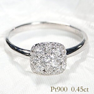 ダイヤモンド リング プラチナ 指輪 ダイヤ pt900 豪華 パヴェ 