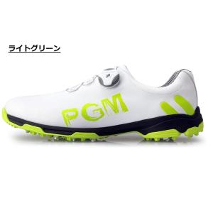 【3,000円OFF】PGM ゴルフシューズ ダイヤル式 スパイクレス スニーカータイプ 歩きやすい...