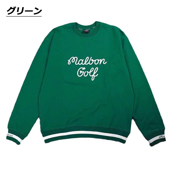 ポイント14倍UP!】 長袖クルーネック ゴルフウェア メンズ スウェット