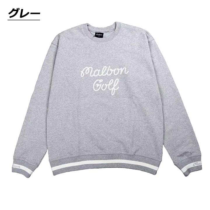 ポイント14倍UP!】 長袖クルーネック ゴルフウェア メンズ スウェット