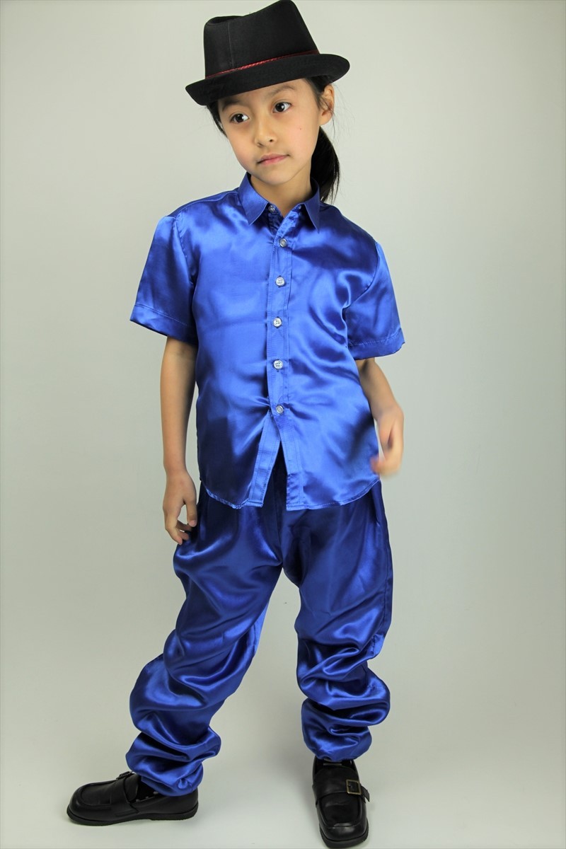 kisstheclub サテンシャツ　完売品 サテンシャツ キッズ 子供 12色 発表会 男女兼用 訳あり 600円