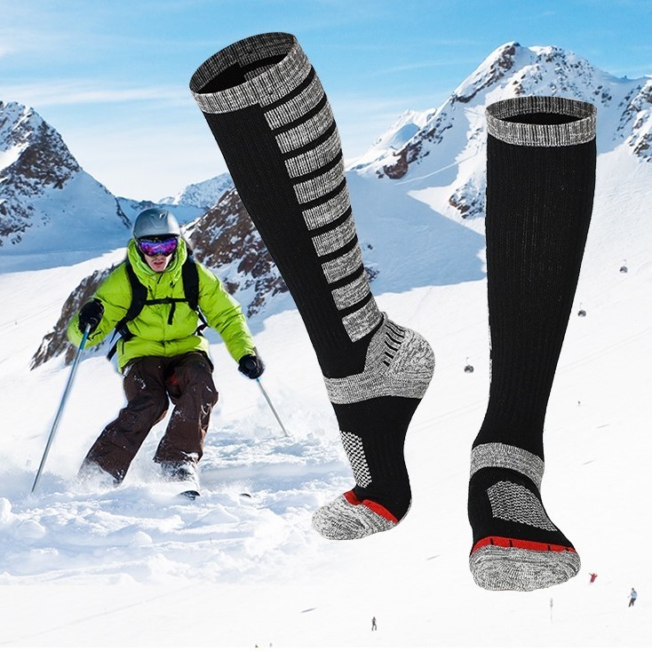市場 ハイソックス スキー メンズ スノーボード ロング ソックス レディース 靴下 トレッキング くつした