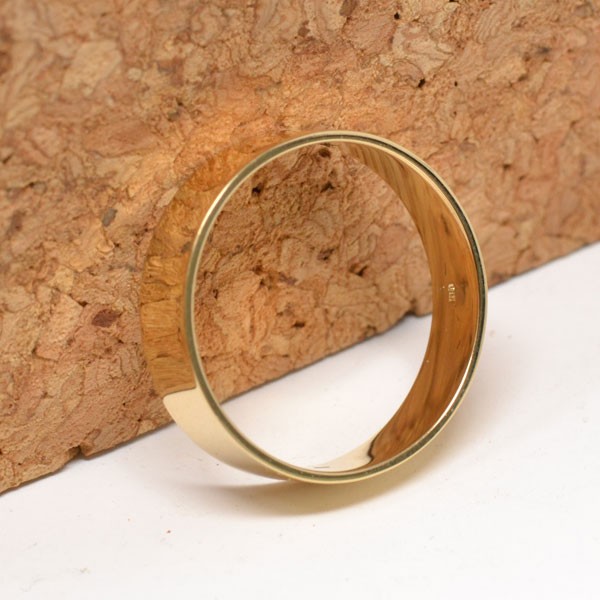 平打ち リング 18金 指輪 女性用 男性用 K18 18K レディース メンズ