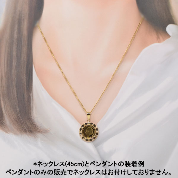 インディアン イーグル オシャレな コイン ペンダント トップ 18
