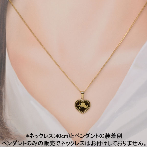 コイン ペンダント トップ エンジェル 天使 ハートデザイン 純金 枠 18金 K18 18K Eternal Love Cupid heart  キューピット ハート コイン PALAU 2022