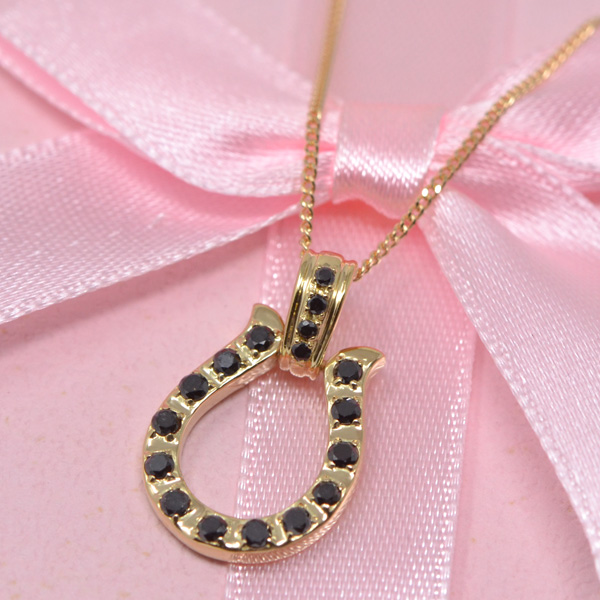 馬蹄 ネックレス ペア カップル 18金 K18 18K ゴールド オシャレ