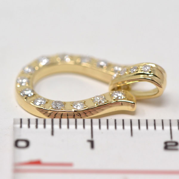 馬蹄 ネックレス ペア カップル 18金 K18 18K ゴールド オシャレ
