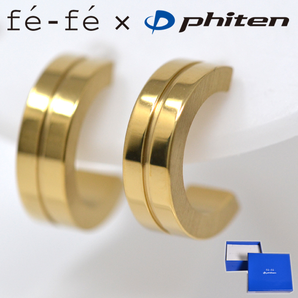 チタン ピアス フープ ファイテン フェフェ fe-fe phiten FP-48 フープ