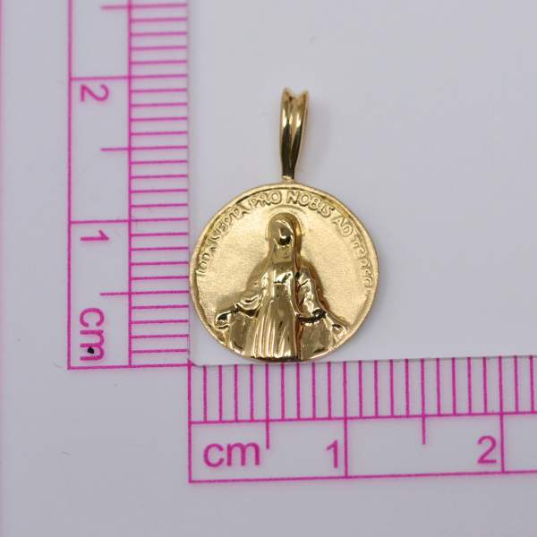 18金 ペンダントトップ K18 マリア 聖母マリア マリア像 トップ コイン