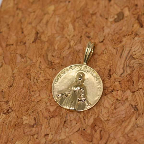 18金 ペンダントトップ K18 マリア 聖母マリア マリア像 トップ コイン