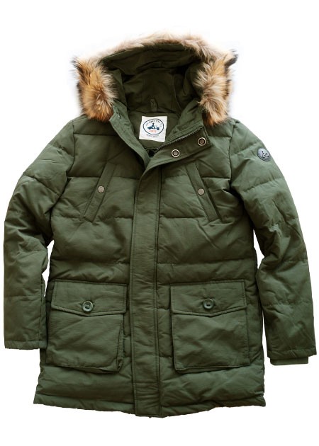 Jott ジョット ダウンコート ロング丈 ダウンジャケット メンズ リアルファー カバー付 11 J4 Khaki カーキ Jott 11 Forest ジエイピア 通販 Yahoo ショッピング