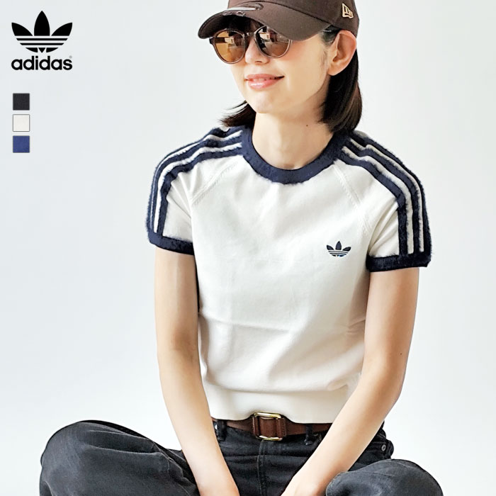 コムデギャルソン　半袖ニット　ショート丈 adidas Originals アディダス originals ニット Tシャツ KNITTED TEE
