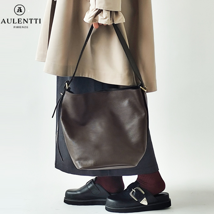 AULENTTI（オウレンティ） バケットバッグ ショルダーバッグ ワン