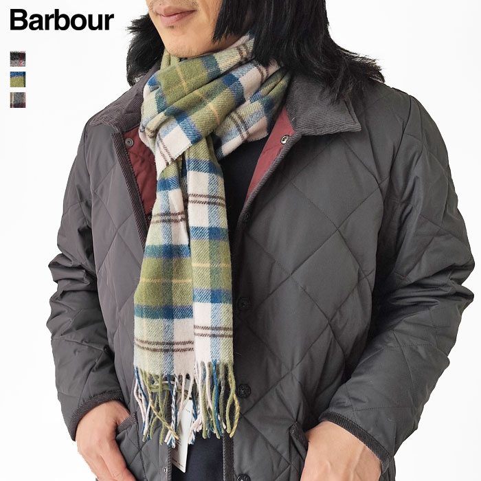 Barbour（バブアー） マフラー チェック柄 Tartan Lambswool Scarf