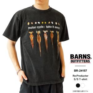 バーンズ アウトフィッターズ Tシャツ メンズ Barns Outfitters RE:PRO SS...