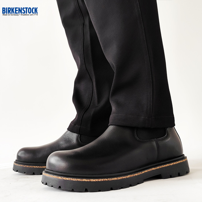 BIRKENSTOCK ベニントン40／ブラックレザーショートブーツ ２回使用の美品 1030153-10.jpg