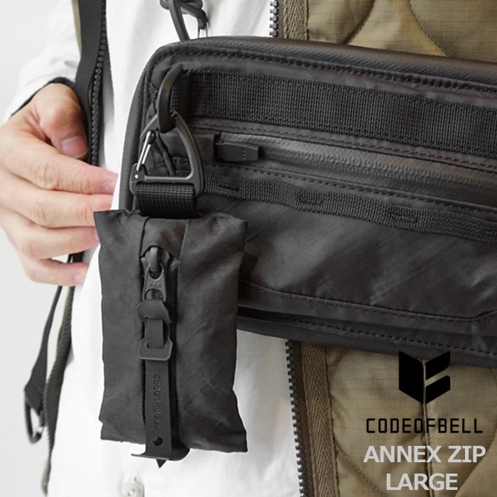 (正規販売店) コードオブベル ジップケース CODE OF BELL ANNEX ZIP LARGE  キーケース コインケース COFB-AZL-BLK (ネコポス対象) | CODE OF BELL | 01