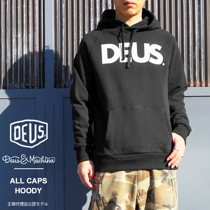 デウス スウェット パーカー メンズ DEUS ex Machina デウスエクスマキナ ALL CAPS HOODY 裏起毛 フーディー DMF88526≪★返品交換対象外≫｜j-piaplus｜02