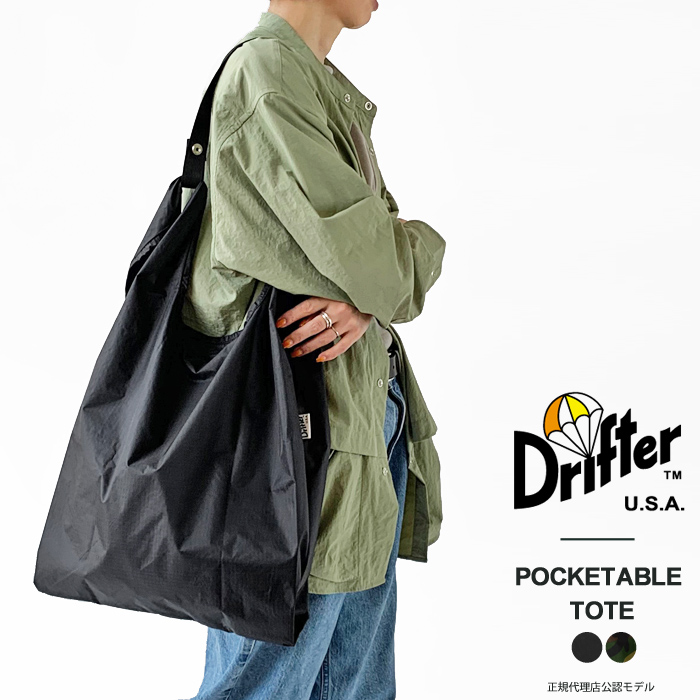 Drifter（ドリフター） トートバッグ 折り畳みエコバッグ レディース